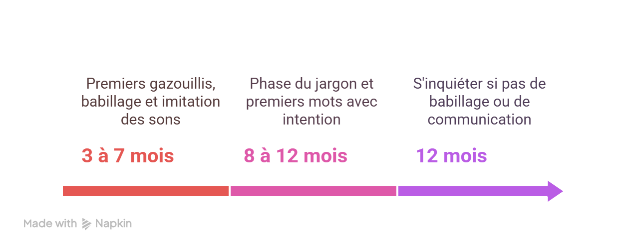 Premier mot bébé : les grandes étapes du langage de 3 à 12 mois