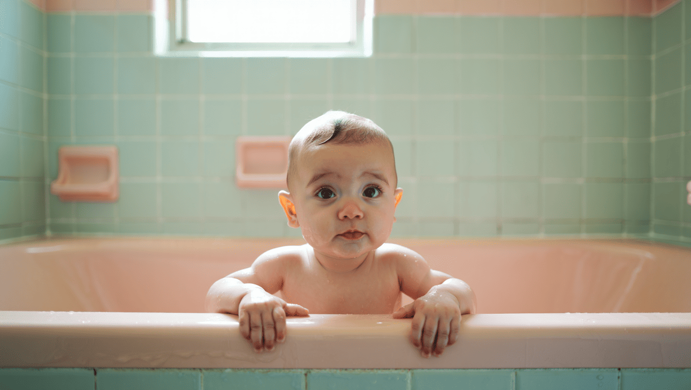Siège de bain bébé : Utilisation quand bébé tient assis