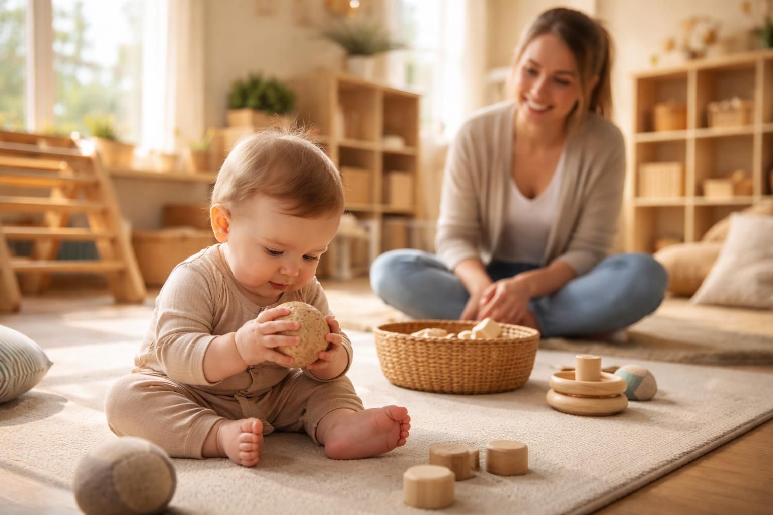 découvrez la balle pikler, un jouet intuitif et non intrusif conçu pour favoriser le développement naturel et autonome de votre enfant, en stimulant sa motricité et sa créativité.