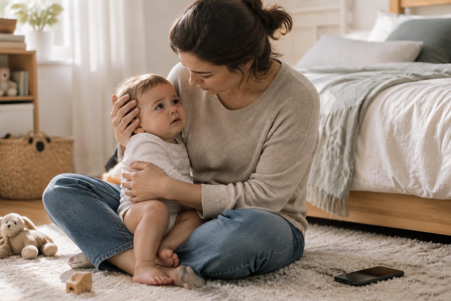 votre bébé est tombé du lit sur la tête ? découvrez les gestes à adopter, les signes à surveiller et quand consulter ou appeler les urgences.
